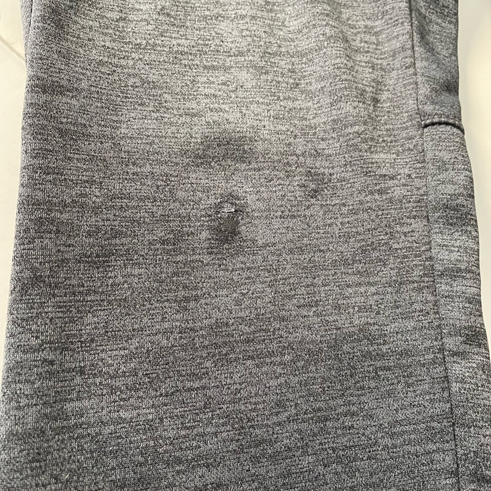 AND1 Men's Fleece Basketball Training Joggers Gray Athletic Gym Sweatpants Sz S - Picture 11 of 12